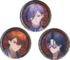 【中古】バッジ・ビンズ 3SKM 缶バッジセット 「バーチャルYouTuber にじさんじ 3SKM×英国風パブ HUB」