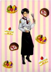 [중고] 클리어 파일 리바이 아커만 A4 클리어 파일 [진격의 거인×SWEETS PARADISE]