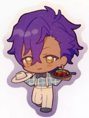【中古】シール・ステッカー 乙狩アドニス 「あんさんぶるスターズ!! ENSEMBLE HOLIDAY!!×animatecafe 描き起こしビジュアル キラキラステッカーコレクション(Cグループ)」