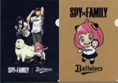 [중고] 클리어 파일 포저 집 / 아냐 포저 A4 클리어 파일 2장 세트 [SPY×FAMILY×오릭스 버팔로즈]