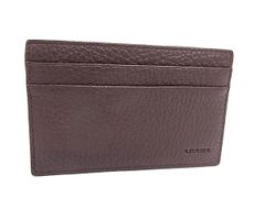 ■新品同様■ LOEWE ロエベ レザー カードケース カード入れ パスケース 定期入れ レディース メンズ ブラウン系 BR5775