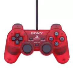 【中古】PS2ハード アナログコントローラ (DUALSHOCK 2) クリムゾンレッド