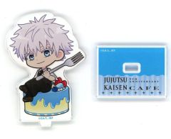 [중고]아크릴스탠드· 아크릴 패널 고죠 사토루[주술회전 JUJUTSU KAISEN 5th Anniversary CAFE in SWEETS PARADISE 트레이딩아크릴스탠드]