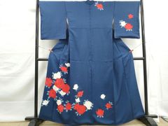 平和屋着物∴夏物 浴衣 訪問着・浴衣兼用 絵羽浴衣 注染 手縫い