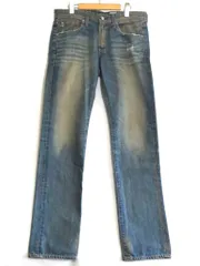 【222416】AG エージー  アドリアーノゴールドシュミット MATCHBOX SLIM STRAIGHT　ジーンズ　32R メンズ ブルー