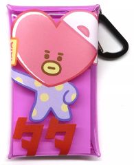 [중고] 소품 넣어·멀티 케이스·캔 케이스 TATA(부이) 카타카나 클리어 멀티 케이스 S [BT21] 일본 한정