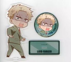 [중고] 잡화 로이드 포저 (깜짝 로이드)아크릴스탠드& 캔 배지 세트 [SPY × FAMILY] WIT STUDIO 10th Aim Higher 상품