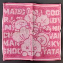 [중고]타월· 수건 이마바리 미니타월(큐트/핑크) [BT21] 일본 한정