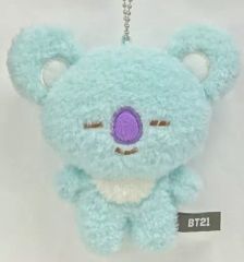 [중고] 봉제인형 마스코트·봉제인형 배지 KOYA(아르엠) 파스텔 컬러 솜털 봉제인형 마스코트 [BT21]