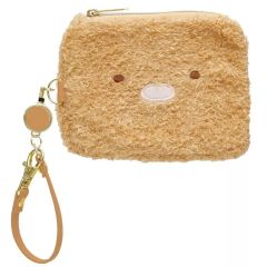 [Used] Wallet/Pass Case: Tonkatsu (pork cutlet) plush reel pass case "Sumikko Gurashi"
