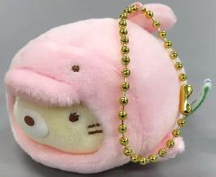 [Used] Plush Toy Cat (Dolphin/Pink) Palm-sized Plush Toy Aquarium Theme "Sumikko Gurashi" Aquarium Limited Edition
