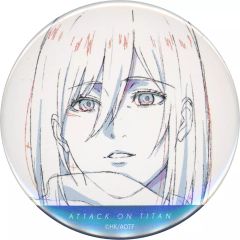 [중고] 배지 ·빈즈 미카사 아커만[MAPPA×TSUTAYA 진격의 거인 The Final Season Part 2&완결편 캔 배지(원화)]