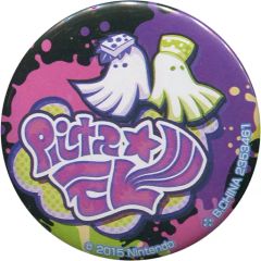 [중고] 배지 핀즈 시오카라즈로고 [Splatoon (스플라툰) 오징어 한 브로마이드 캔 배지 feat. 시오카라즈]