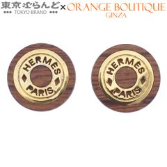 シャネル CHANEL シュシュ ブラック ゴールド金具 レザー ヘアゴム