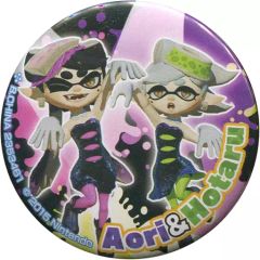 [중고] 배지 핀즈 아오리 & 반딧불 B [Splatoon (스플라툰) 오징어 한 브로마이드 캔 배지 feat. 시오카라즈]