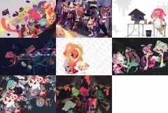 [중고] 엽서 오징어 엽서 컬렉션 (8 종 세트) [Splatoon2 (스플라툰 2)]닌텐도스토어 플래티넘 포인트 교환 상품