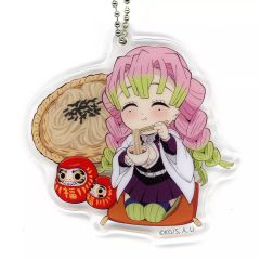 [Used] Keychain [Single Item] Kanroji Mitsuri Local Illustration Tokyo Acrylic Charm "Demon Slayer: Kimetsu no Yaiba Total Concentration Exhibition Swordsmith Village Arc/Pillar Training Arc"
