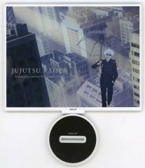 [Used] Acrylic Stand・Acrylic panel Satoru Gojo(Rain) Acrylic Stand"MAPPA × TSUTAYA Jujutsu Kaisen Kaigyoku Tamaori"
