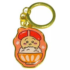 [Used] Keychain - Rabbit (Mentai) - Local Die-Cut Keychain "Chiikawa - Something Small and Cute" Fukuoka Limited Edition
