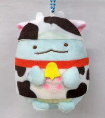 [중고] 잡화 도가니 젖소로 매달려 봉제인형 키체인 [스미코구라시] 당지 목장 한정