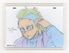 [Used] Keychain Genya Shinazugawa Original artwork style acrylic charm Demon Slayer: Kimetsu no Yaiba, season 4×ufotable DINING Third Season" Prize Lottery