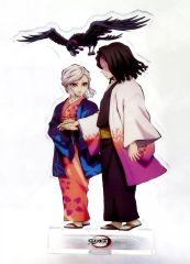 [Used] Acrylic Stand・Acrylic panel Kagaya Ubuyashiki& Amane Ubuyashiki original illustration acrylic Stand"Blu-ray/DVD"Demon Slayer: Kimetsu no Yaiba, season 4 Volume 4" ufotable purchase bonus
