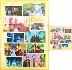 [중고] 상품 세트 집합 장면 사진 B2 천 포스터 & 메가쟈케 [Blu-ray / DVD 장송의프리렌 Vol.4] Amazon.co.jp 구입 특전