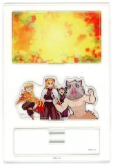 [Used] Acrylic Stand・Acrylic Panel Group (No Jumping) "Demon Slayer: Kimetsu no Yaiba the Movie: Mugen Train 4th Anniversary Commemoration Flame Hashira Kyojuro Rengoku Cafe × ufotable Cafe × Machi Asobi CAFE × ufotable DINING × ufotable CINEMA Random Mi