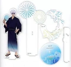 [Used] Acrylic Stand・Acrylic panel Satoru Gojo Effect Acrylic Diorama "TOHO animation Online Lottery Jujutsu Kaisen Kaidama/Tamaori Summer Festival" A-1 Prize