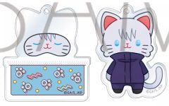 [Used] Keychain Satoru Gojo"Jujutsu Kaisen Season 2 Shibuya Incident with CAT illustration Ver. Goodnight Slide Acrylic Keychain Collection"