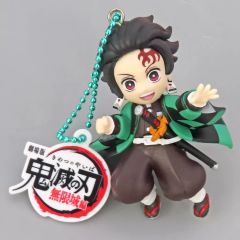 [Used] Keychain Tanjirō Kamado"Demon Slayer: Kimetsu no Yaiba Movie - Random Charm Figure"