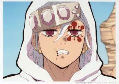 [Used] Character Card: Uzui Tengen (Gum) "Demon Slayer: Kimetsu no Yaiba Junior and Senior High School Story ~Valentine's Day Edition~ x ufotable Cafe/Machi Asobi CAFE Bromide Lottery"