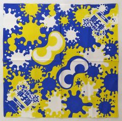 [중고] 액세서리(비금속) 이벤트 로고 오리지널 반다나 [niconico×Splatoon(스플라툰)] 제3회 스플래툰 고시엔 2018 참가상