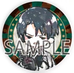 [중고] 배지 핀스 리바이 [진격의 거인 홀로그램 캔 배지 (65mm) 06. 카지노 딜러 ver. 그래프 아트 디자인]