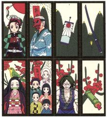 [Used] Character Card Set - Special Hanafuda Cards (8 cards) - Included as a bonus with "Demon Slayer: Kimetsu no Yaiba Blu-ray/DVD Volume 1"