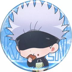 [Used] Badges and Pins Satoru Gojo"Sega Collaboration Cafe Jujutsu Kaisen Deformed Can Badge"