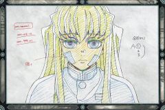 [Used] Postcard - Tokito Muichiro Postcard - "World Tour Screening Demon Slayer: Kimetsu no Yaiba - The Miracle of Bonds and the Pillar Training × ufotable DINING Mid-term (Second Round)" Fun Lottery Double Chance Prize - Shared Prize