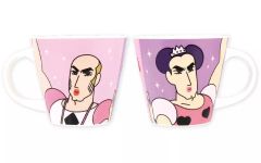 [Used] Mug/Teacup - Macau and Joma Pair Mug - "Crayon Shin-chan"