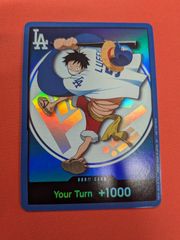 ワンピースカード ドジャース ルフィ ドンカード 開封済み