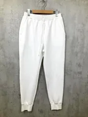 Arpege story アルページュ ストーリー シンプル 無地 ダンボールスウェット パンツ size2/白 ■■ レディース