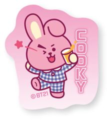 [중고] 식완 스티커·씰 14.COOKY(정국) [BT21 다이컷 스티커 부착 스낵]
