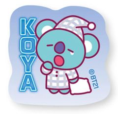 [중고] 식완 스티커·씰 8.KOYA(아르엠) [BT21 다이컷 스티커 부착 스낵]