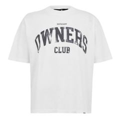 リプレゼント メンズ トップス Tシャツ Represent Mens Owners Club Oversized TShirt Flat White ホワイト