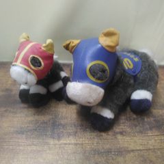 ラ*方様 レア 当時物 AVANTI 競走馬 ぬいぐるみ オグリキャップ メンコ