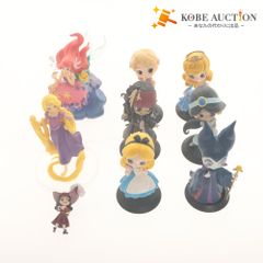 ■ ディズニー フィギュア 9点セット まとめ売り バンプレスト Q posket Disney Characters Crystalux 一番くじ アリエル ラプンツェル 等