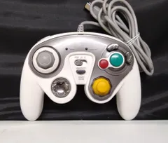 T【HY】【ジャンク品】サイバーガジェット ゲームキューブ 互換 有線ターボコントローラー CY-SRPC-WH ホワイト 振動機能 Switch 格闘ゲーム[ゆうパケット発送、送料無料]HY004