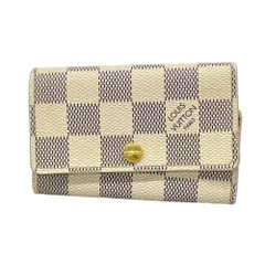ルイ・ヴィトン(Louis Vuitton) ルイ・ヴィトン アクセサリー・キーケース ダミエ・アズール ミュルティクレ6 N61745 ホワイトレディース