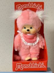 レア 新品 EU 箱入り ピンク ベイジュ ボア ヘア モンチッチ 海外限定