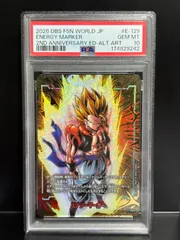 PSA10 ゴジータ エナジーマーカー E-129 ドラゴンボール フュージョンワールド ③