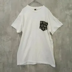 MOON Equipped ムーンイクイップド ポケットTシャツ サイズ不明 ホワイト系 ラ・ヴェリタ古着 260902-1022 メンズ 春夏 柄ポケット